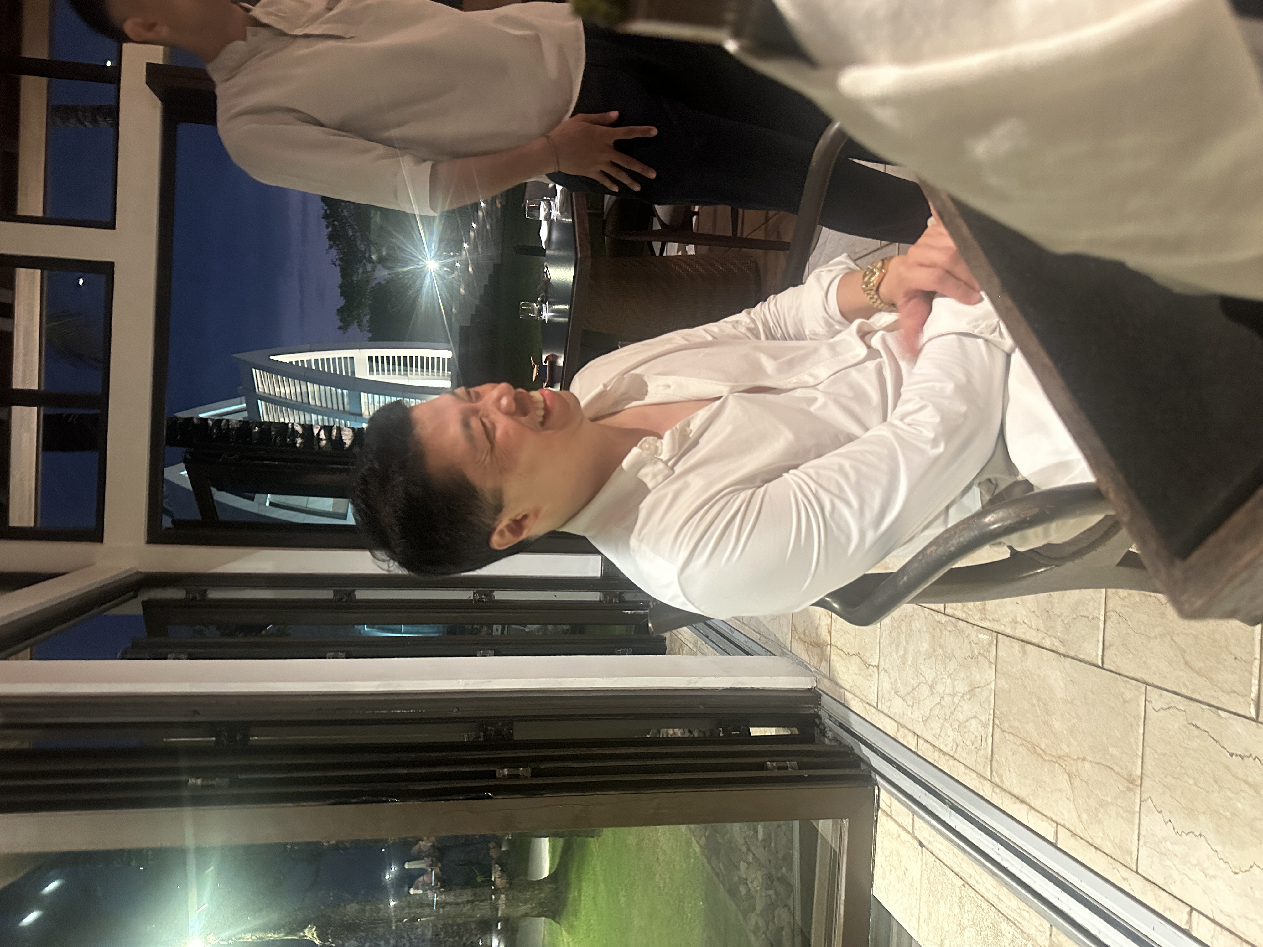 image of Tony in Bali at the Ritz