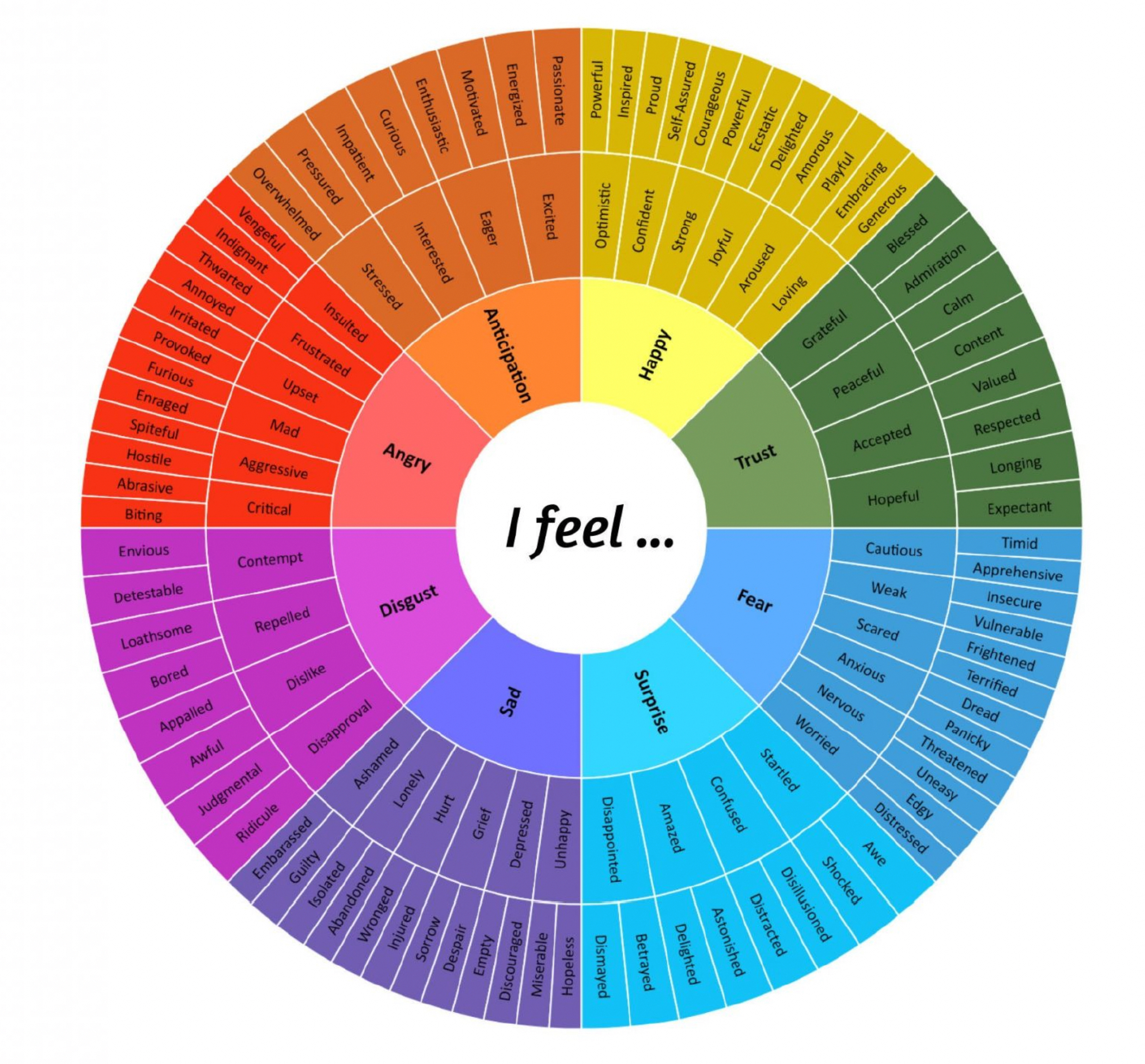 image of emotions wheel 3