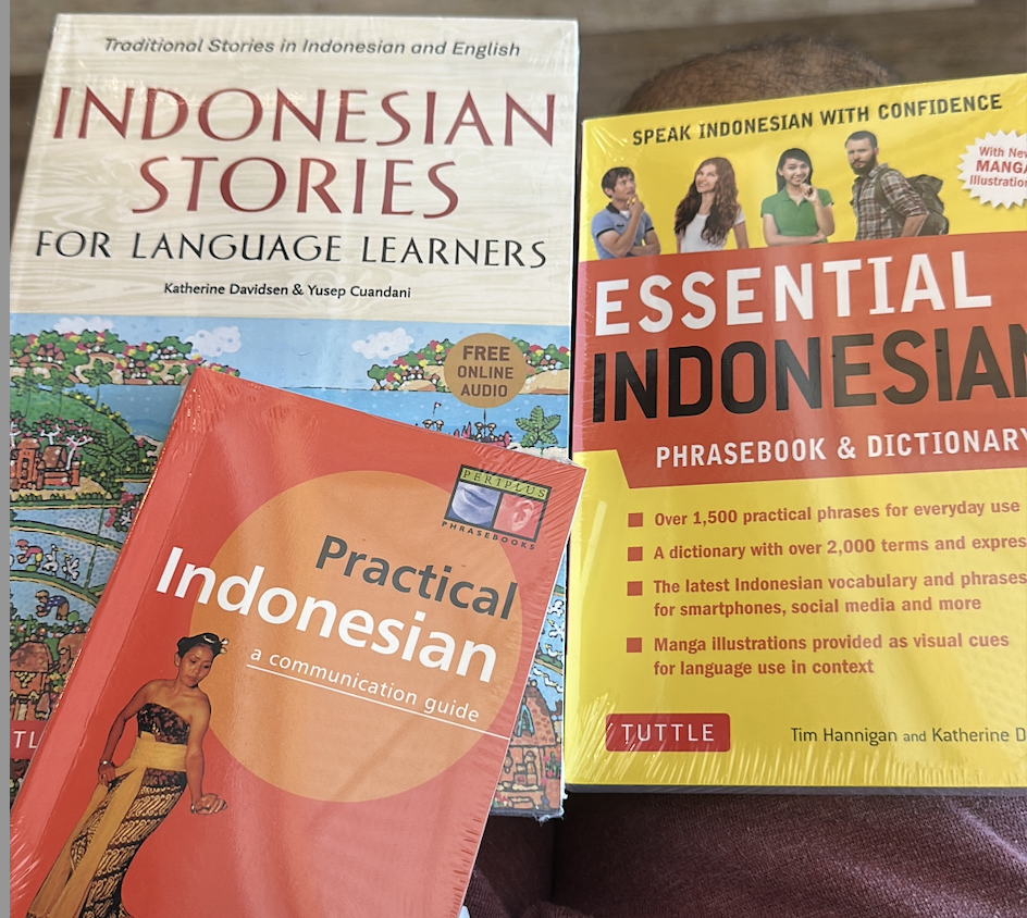 image of language learning texts